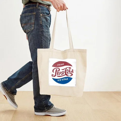 Vista 23 de CafePress Pepsi Tote Bag Bolsa de lona natural, bolsa de compras de tela, Caqui