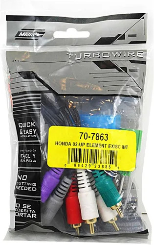 Vista 4 de Metra Arnés de cables de retención de amplificador 70-7863 para Honda Element 2003-2011, 707863