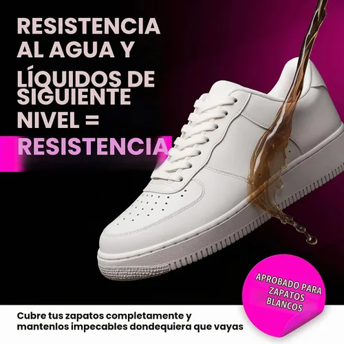 Vista 2 de Pink Miracle El Protector Repelente de Agua y Manchas para Tela en Aerosol para Zapatos