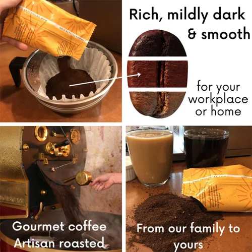 Vista 7 de Sarasota - Paquetes de café molido Paquetes de café a granel de tostado medio con sabor gourmet Especias de calabaza Bolsas individuales