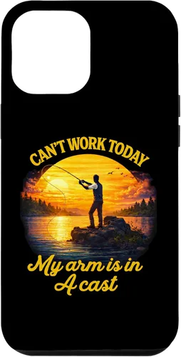 Vista 26 de Can't Work Today My Arm is in A Cast Fly Fishing Funny Humor Case for iPhone 17