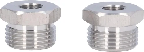 Vista 7 de Adaptador de barril de cerveza de 2 piezas, adaptador de grifo de cerveza de acero inoxidable, accesorios de barril de bloqueo de bola, conector