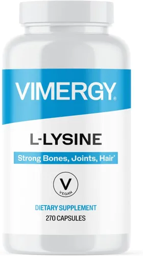 Vista 7 de Vimergy L-Lisina – Promueve la piel, el cabello y las uñas saludables* – Apoya el metabolismo saludable* – Vegano, sin OGM y sin gluten – 90 cápsulas