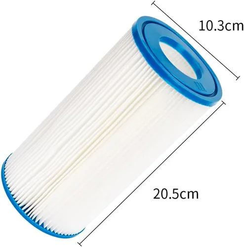 Vista 8 de Cartucho de filtro de piscina tipo A o C de repuesto para bomba de filtro para piscinas sobre el suelo, filtro de jacuzzis compatible con bomba