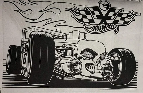 Vista 3 de Hot Wheels Libro de actividades y colores Jumbo Go for it