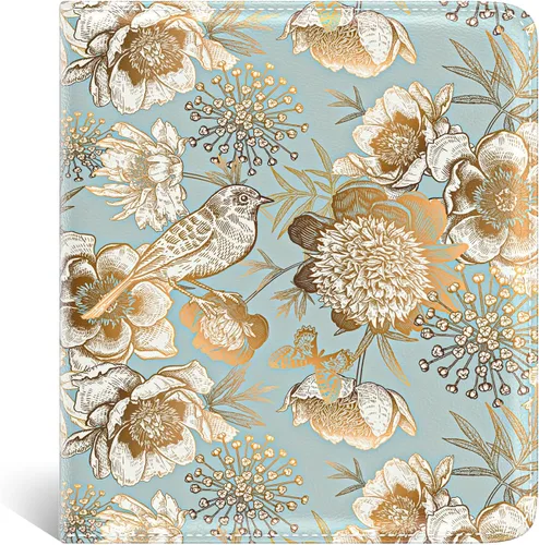 Vista 22 de Nipichsha Cartera para mujer, billetera pequeña y delgada con bloqueo RFID para tarjetas de crédito, cartera de cuero compacta de dos pliegues