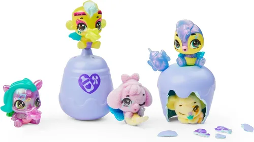 Vista 6 de Hatchimals CollEGGtibles, paquete de 12 huevos de Shimmer Babies, regalos y rellenos de calcetines para niñas y niños de 5 años en adelante