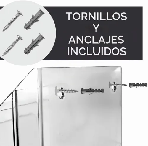 Vista 7 de Acrimet Organizador vertical triple para carpetas de archivos (color cristal transparente)