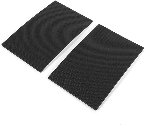 Vista 2 de 2 protectores de suelo antideslizantes negros autoadhesivos para muebles, sofá, mesa, silla, almohadillas de goma para estantes, escritorios