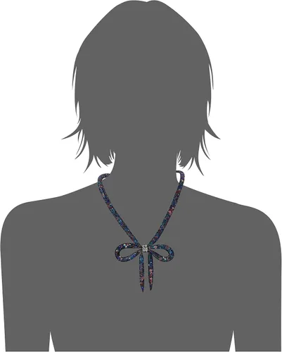Vista 3 de Betsey Johnson Collar con lazo de malla Dark Shadows