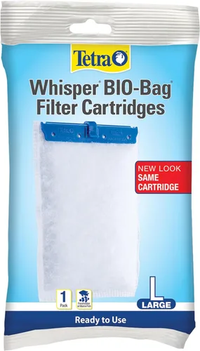 Vista 16 de Cartuchos de filtro Tetra Whisper Bio-Bag para acuarios, filtro grande para peces de agua dulce y marina, elimina olores y decoloración, fácil