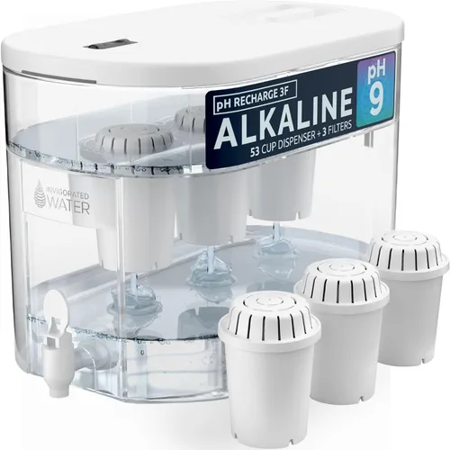 Vista 9 de Unidad de Purificación de Agua Alcalina Invigorated Water, Blanca, Plástica, Incluye Filtro pH001, Diseño Antideslizante Conveniente
