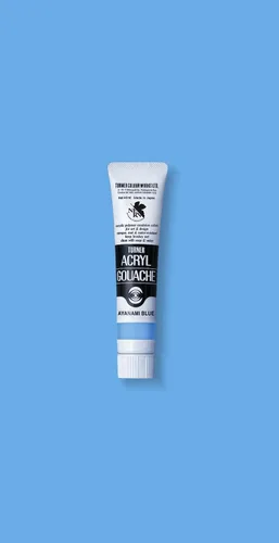 Vista 2 de Turner Color Gouache Evangelion 20th Anniversary Ayanami Blue Juego de 3, 0.7 fl oz (0.7 fl oz) (No. 6)