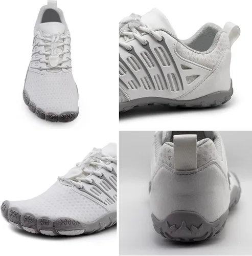 Vista 4 de Valennia Zapatos de agua para hombre y mujer, para senderismo, natación, playa, secado rápido, descalzo, deportes, zapatos acuáticos para buceo