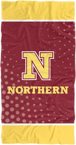 Vista 25 de LOGOVISION Manta Abilene Christian University, 30x60 Logo Dots CottonFront/PolyBackBeachTowel