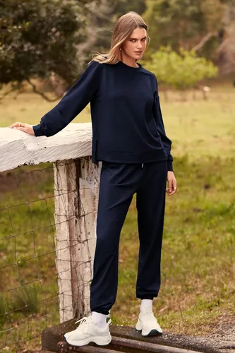 Vista 76 de Prettygarden - Conjunto de pijama de dos piezas para mujer, diseño de teñido anudado, sudadera informal de manga larga con pantalones largos, ropa