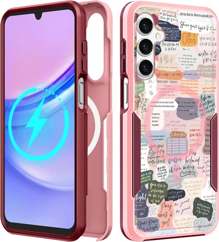 Vista 27 de Funda para Moto G 5G 2024 – Compatible con MagSafe para mujeres y niñas, bonita funda protectora magnética para teléfono, diseño femenino Kawaii