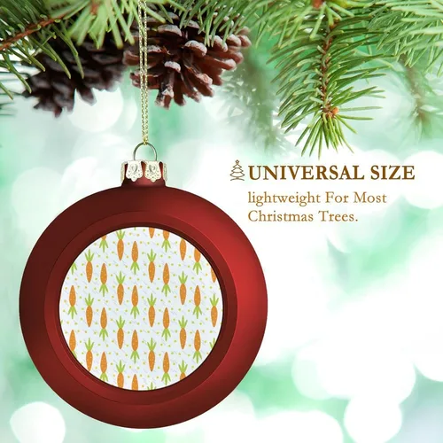 Vista 113 de Boobs Funny Shatterproof Matte Christmas Balls for Tree Wreath Home Decor 1PCS