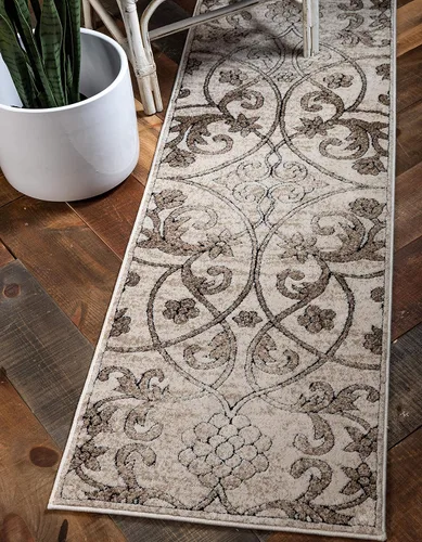 Vista 21 de Unique Loom Rushmore Collection - Alfombra de área Washington (2 pies x 5 pies 1 pulgada, beige oscuro/beige)