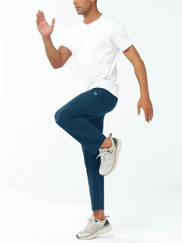 Vista 5 de NORTHYARD Pantalones deportivos para hombre para correr, entrenamiento, joggers, ligeros, para gimnasio, jogging, pista, casuales, con bolsillos