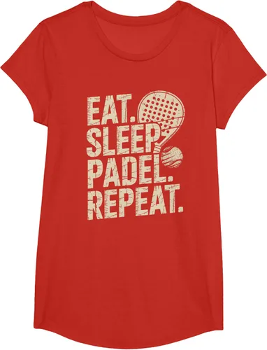Vista 43 de Camiseta Eat Sleep Padel Repeat Padel Jugador de Tenis