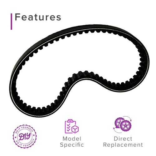Vista 2 de AlveyTech Cinturón convertidor de par 203589 - Correas de repuesto para el Coleman KT196 Go-Kart, Mini Pit Bikes, Correas de transmisión de moto
