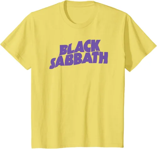 Vista 3 de Black Sabbath Camiseta con logotipo morado