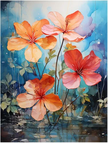 Vista 20 de CAPITUNEISKINEPA Dahlia Flower Posters - Posters For Room Mini Posters 9" x 11