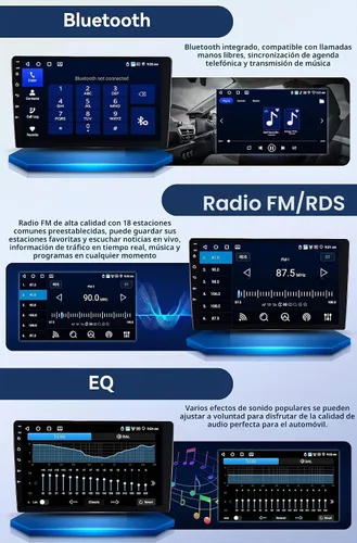 Vista 4 de [4+64GB] Android 15 Estéreo de coche para Ford F150 2013 2014 con Carplay inalámbrico y Android Auto, 9 '' pantalla táctil Radio coche con Bluetooth