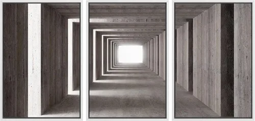 Vista 62 de wall26 Lienzo enmarcado para pared, juego de arte debajo de los tallos de bambú verde, naturaleza, desierto, fotografía, realismo, contemporáneo