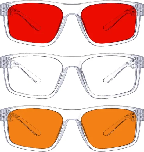 Vista 373 de Eyekepper Gafas de luz azul para hombre y mujer, paquete de 6 lentes Pilot Paquete de 6 color mezclado