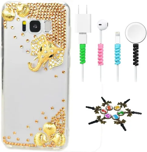 Vista 12 de Bling Case SSSGCDwCPSeries-40 - Funda de cristal brillante con diseño 3D hecho a mano (100 unidades)