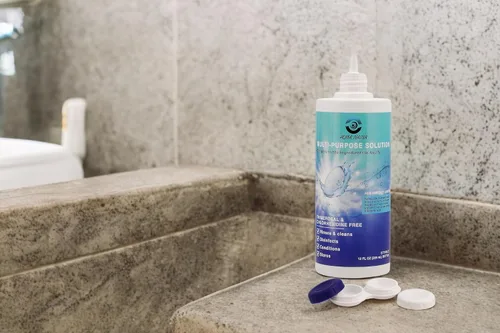 Vista 6 de Oculus Curae Aqua Naina Contact Solution – Fórmula premium sin conservantes para lentes suaves, duras, esclerales y permeables a los gases