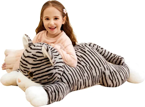 Vista 16 de IKASA Juguete de peluche de conejo gigante de 37.5 pulgadas, juguetes grandes y suaves para niños, niñas, niños y novias