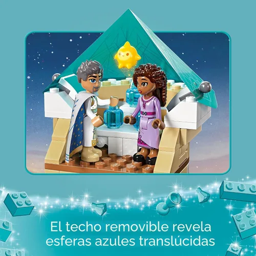 Vista 4 de LEGO Disney Wish: Castillo del Rey Magnifico 43224 Juego de Construcción, un Juego de Colección para Niños de 7 años en adelante para Recrear sus