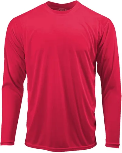 Vista 35 de DRI-Equip - Camisas de manga larga para deporte, disipa la humedad. Blanco