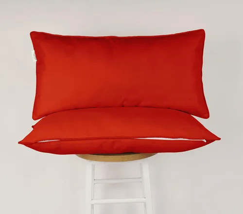 Vista 64 de Funda de almohada lumbar de tela de poliéster para interiores y exteriores, impermeable, rectangular, para todo tipo de clima, para muebles