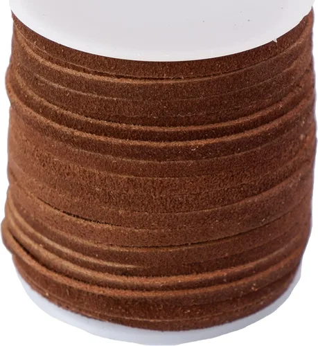 Vista 3 de Encaje de gamuza, 1/8" x 27 yardas (beige)