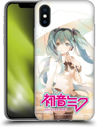Vista 11 de Head Case Designs Licencia Oficial Hatsune Miku Gráficos Lindos Carcasa de Gel [Protección de Grado Militar] Compatible con Apple iPhone 7