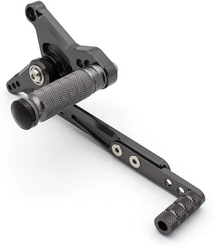 Vista 5 de Krace Reposapiés para motocicleta, reposapiés, pedales de cambio de freno, para Benelli TNT 125 135 2016-2021, titanio