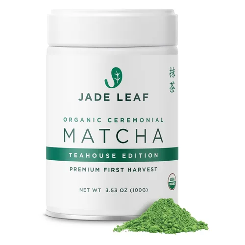 Vista 19 de Jade Leaf – Té verde en polvo, orgánico y japonés, de grado culinario supremo (el preferido por los Chefs y cafeterías para mezclar & hornear)