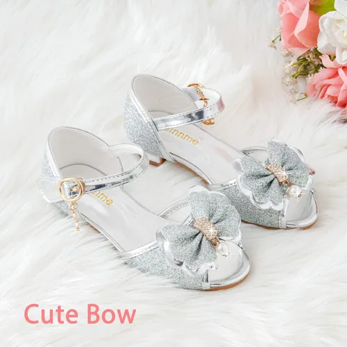 Vista 3 de Osinnme - Sandalias de boda para niña pequeña y grande