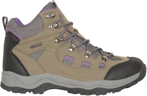 Vista 2 de Mountain Warehouse Adventurer - Botas de senderismo impermeables para mujer, color gris, talla 8 de EE. UU, Gris