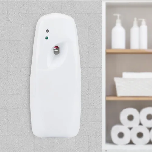 Vista 8 de Dispensador automático del aerosol, dispensador ajustable automático montado en la pared del espray del aerosol de la fragancia del ambientador