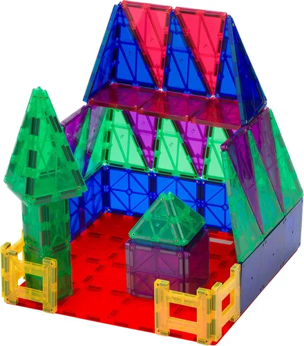 Vista 7 de Playmags Juego de Estabilizador de Construcción Súper Duradero, Gran Complemento para Todos los Juegos de Azulejos Magnéticos, Funciona con Todas