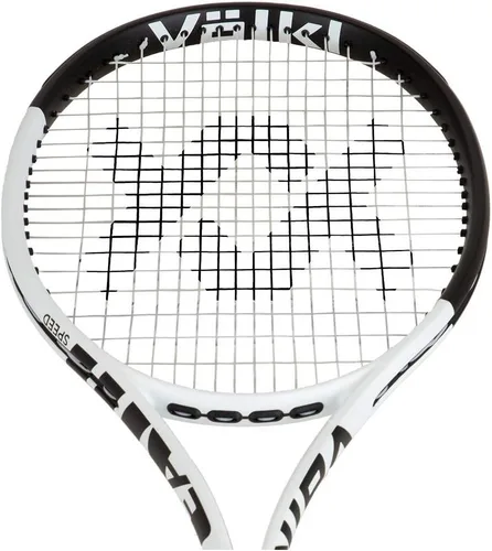 Vista 3 de Volkl Team Speed Prestrung - Raqueta de tenis blanca y negra