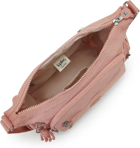 Vista 3 de Kipling Bolso cruzado pequeño Gabbie para mujer, bolso ligero para uso diario, bolso de hombro casual
