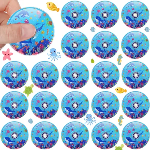 Vista 41 de Sotiff 24 piezas de tortuga verde Fidget Spinners a granel, mini juguetes