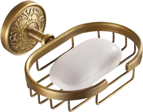 Vista 24 de High-End Retro Copper Bathroom Hardware Set – American and European Style Towel Rack Combination [Various Designs Available],Bath Towel Rack