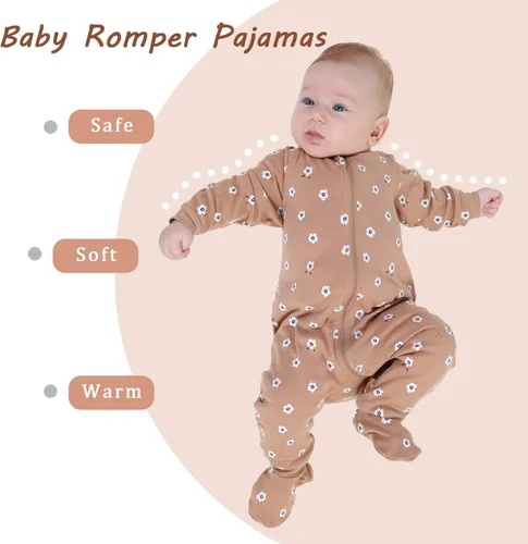 Vista 22 de DDY Traje de nieve para bebé niña niño de 0 a 3 meses, chaqueta de plumón con capucha, mameluco para bebé, mameluco para invierno, color gris